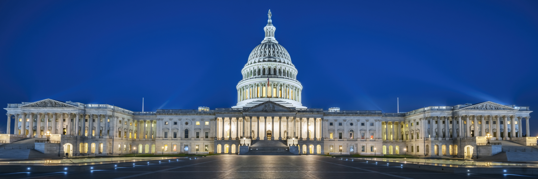 Capital at dusk