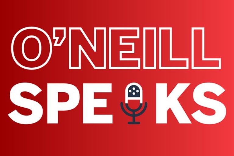 O'Neill speaks logo