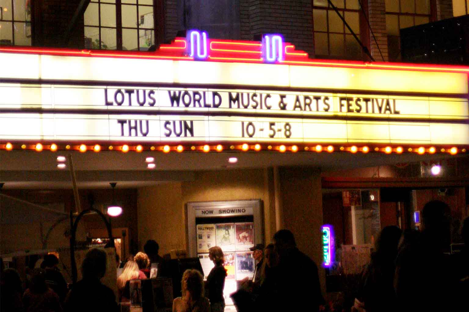 Lotus World Music and Arts Fair banner